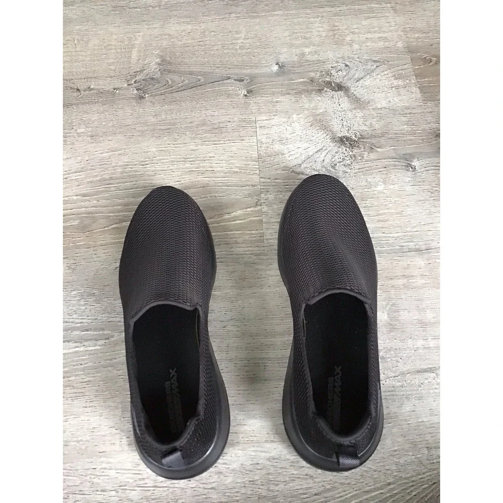 Skechers Go Walk Max Mens Size 13 Black Slip On Walking Shoes 54600 NEW